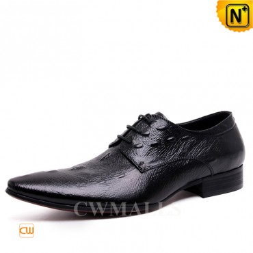 Embossed Leather Oxfords CW716013 shoes.cwmalls.com