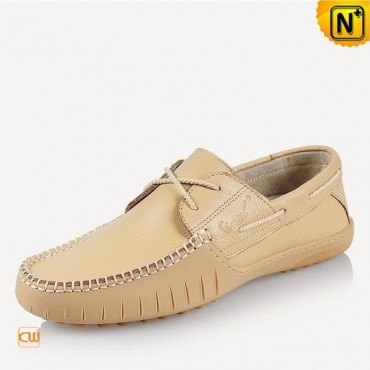 Lace Up Leather Driving Shoes CW740105 shoes.cwmalls.com 