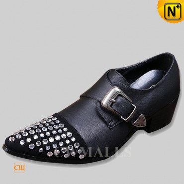 Studs Leather Dress Shoes CW751015 shoes.cwmalls.com