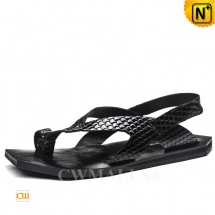 Leather Strap Sandals CW708301 shoes.cwmalls.com