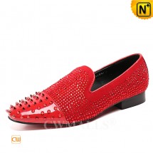 Rivet Leather Loafers CW719100 | SHOES.CWMALLS.COM