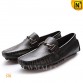 Black Leather Loafers 