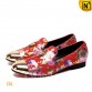 Floral Leather Loafers CW707255 shoes.cwmalls.com