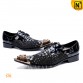 Pointed Toe Embossed Shoes CW719125 | SHOES.CWMALLS.COM