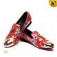 Red Floral Loafers CW707255 shoes.cwmalls.com