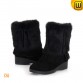 Women Black Winter Snow Boots CW332104 SHOES.CWMALLS.COM
