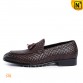 Woven Leather Loafers CW708118 shoes.cwmalls.com